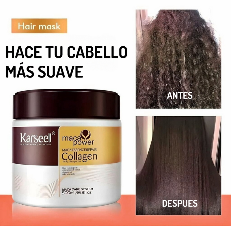 🔥 ¡Cabello Radiante! Compra 1 Mascarilla Capilar con Colágeno y Llévate 2 🎁! Envío GRATIS + ¡Paga al Recibir! 💆‍♀️✨